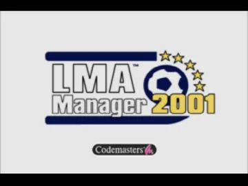 LMA Manager 2001 (EU) screen shot title